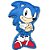 Almofada 3D Sonic Corpo Todo Aveludada Oficial Game Sega - Imagem 1
