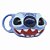 Caneca Stitch 3D Rosto Porcelana Azul 350ML Oficial Disney - Imagem 1