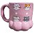 Caneca 3D Pata Gata Gatinhos I Love Cats Porcelana Rosa 350ml - Imagem 2