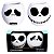 Kit 2 Shots Jack Skellington Esqueleto 3D Porcelana Oficial Disney O Estranho Mundo de Jack - Imagem 1