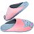 Gata Gatinha Cat Pantufa Chinelo De Quarto Adulto Cinza E Rosa Meow Power - Imagem 4