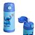 Garrafa Stitch Térmica 6 Horas Infantil Metal Com Canudo De Silicone 300ML Oficial Disney - Imagem 1