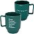 Caneca Friends Nomes Empilhável Porcelana Verde 400ML Oficial WB - Imagem 1