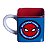 Caneca Homem-Aranha Spider-Man 3D Cubo Quadrada Cerâmica 300ml Oficial Marvel - Imagem 2