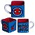Caneca Homem-Aranha Spider-Man 3D Cubo Quadrada Cerâmica 300ml Oficial Marvel - Imagem 1