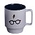 Caneca Harry Potter Brasão Hogwarts Empilhável Porcelana 400Ml Oficial WB - Imagem 3