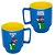 Caneca Super Mario Empilhável Porcelana Azul 400ML Oficial Nintendo - Imagem 1