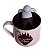 Caneca Harry Potter Mapa Do Maroto Com Boneco Infusor De Chá 350ML Oficial WB - Imagem 2