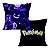 Almofada Pokémon Gastly Haunter Aveludada Quadrada 40cmX40cm - Imagem 1