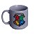 Mini Caneca Harry Potter Hogwarts Brasão Empilhável Porcelana Cinza 100ML Oficial WB - Imagem 2