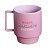 Caneca Nossa Amizade é Eterna Empilhável Porcelana Rosa 400ML - Imagem 2