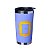Copo Friends Semi-térmico Moldura De Porta 400ml Com Tampa Para Viagem Oficial WB - Imagem 2