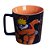 Caneca Naruto Cerâmica Preta E Laranja 400Ml Oficial VIZ - Imagem 2