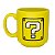 Mini Caneca Super Mario Interrogação Empilhável Cerâmica Amarela 100ML Oficial Nintendo - Imagem 2