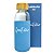 Garrafa Gratidão Ecológica De Vidro 450ml Azul BPA Free - Imagem 1