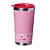 Copo Amiga Desde Sempre Semi-térmico Rosa 400ml Com Tampa Para Viagem - Imagem 3