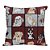 Almofada Cachorros Cachorrinhos Cães Dogs Aveludada 40x40cm - Imagem 2