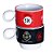 Harry Potter Torre Com 2 Canecas De Porcelana + Suporte Metal Oficial Warner Bros - Imagem 2