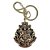 Chaveiro Brasão Hogwarts Dourado Harry Potter Em Metal Oficial Warner Bros - Imagem 1