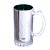 Caneca Profissões Enfermagem Chopp De Vidro Eletrostática 450ml - Imagem 3