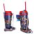 Copo Com Canudo All Might My Hero Academia Azul 1000ML Com Fita Oficial Crunchyroll - Imagem 1