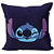 Almofada Stitch Oh Yeah Aveludada 25X25cm Oficial Disney - Imagem 1