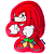 Almofada 3D Knuckles Ouriço Vermelho Aveludada Oficial Sonic SEGA - Imagem 1