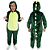 Dinossauro Kigurumi Pijama Roupa Fantasia Macacão Cosplay Infantil Inverno Unissex - Imagem 1