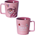 Caneca Gato Risonho Alice Cerâmica Rosa 400ML Oficial Disney - Imagem 1