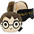 Harry Potter Mascara De Dormir E Almofada De Pescoço Oficial - Imagem 1