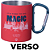 Caneca Hogwarts Aço Inox Com Mosquetão Oficial Harry Potter - Imagem 3
