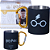 Caneca Harry Potter Óculos Aço Inox Com Mosquetão Oficial WB - Imagem 1