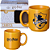 Mini Caneca Lufa-Lufa Hufflepuff Empilhável Cerâmica Casa Amarela Hogwarts 100ML Oficial Harry Potter - Imagem 1