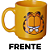 Mini Caneca Garfield Eu Odeio Empilhável Cerâmica 100ML Oficial Nickelodeon - Imagem 2