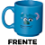 Mini Caneca Sullivan Sulley Azul Café Expresso Empilhável Cerâmica 100ML Oficial Monstros S.A - Imagem 2