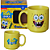 Mini Caneca Bob Esponja Empilhável Café Expresso Cerâmica 100ML Oficial Nickelodeon - Imagem 1