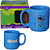 Mini Caneca Stitch Azul Café Expresso Empilhável Cerâmica 100ML Oficial Disney - Imagem 1