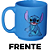Mini Caneca Stitch Azul Café Expresso Empilhável Cerâmica 100ML Oficial Disney - Imagem 2
