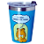 Copo Garfield Térmico Quente Gelado 300ml Com Tampa Oficial Nickelodeon - Imagem 1