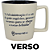 Caneca Profissão Administrador Administração Estampa Em Baixo Relevo Azul Cerâmica Branca 400ML - Imagem 3