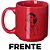 Mini Caneca Princesa Branca De Neve Vermelha Café Expresso Empilhável Cerâmica 100ML Oficial Disney - Imagem 2