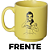 Mini Caneca Princesa Bella Amarela Café Expresso Empilhável Cerâmica 100ML Oficial Disney - Imagem 2