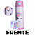 Garrafa Unicórnio Térmica 6 Horas Quente Gelada Rosa 500ml Com Cartela Adesivos Personalização - Imagem 2