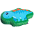 Almofada 3D Dinossauro Stegosaurus Aveludada Verde Amigos Pré-Históricos - Imagem 4