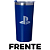 Copo Térmico Controle Gelado Quente 500ml Com Tampa Abridor Garrafas Oficial Playstation Sony - Imagem 2