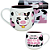 Caneca Vaca Vaquinha Moo Bicho Bichinho Cerâmica 400ML - Imagem 1