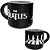 Caneca The Beatles Cerâmica Preta 410ml Oficial Banda - Imagem 1