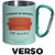 Caneca Central Perk Aço Inox Verde Com Mosquetão Oficial Friends - Imagem 3