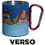 Caneca Patrulha Canina Marshall Skye Rubble Chase Aço Inox Com Mosquetão Oficial Nickelodeon - Imagem 3