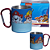 Caneca Patrulha Canina Marshall Skye Rubble Chase Aço Inox Com Mosquetão Oficial Nickelodeon - Imagem 1